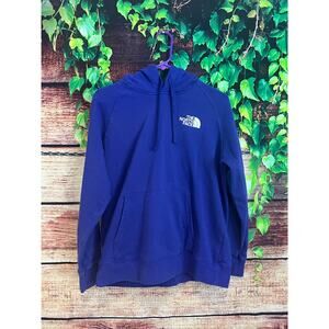 The North Face Sweatshirt Pullover Hoodie Pocket Purple Blue Women's Medium GUC